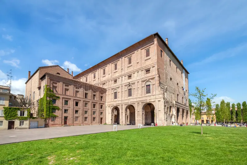 The grand Palazzo della Pilotta is known for its impressive art collection and the historical Farnese Theatre